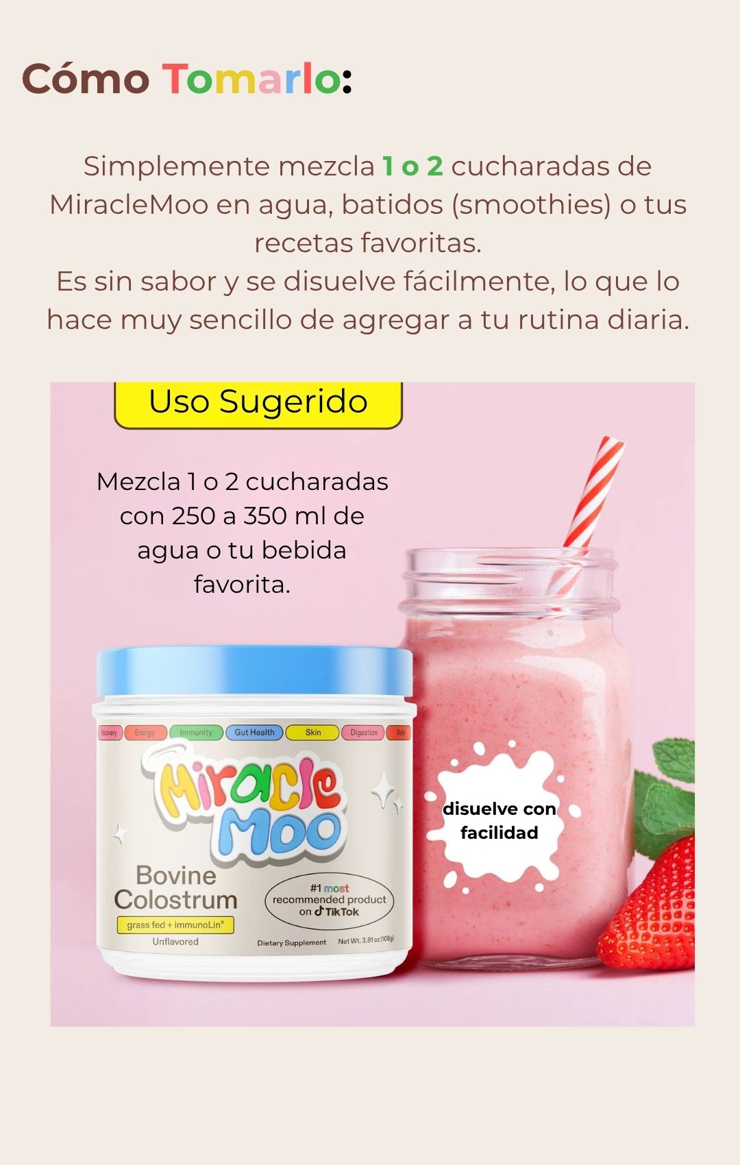 MIRACLE MOO CALOSTRO BOVINO