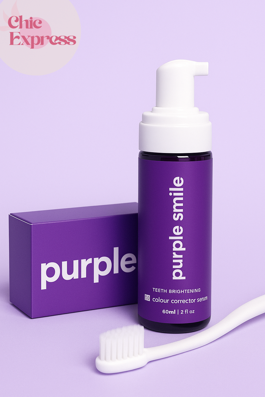 Espuma Blanqueadora Dental PURPLE SMILE